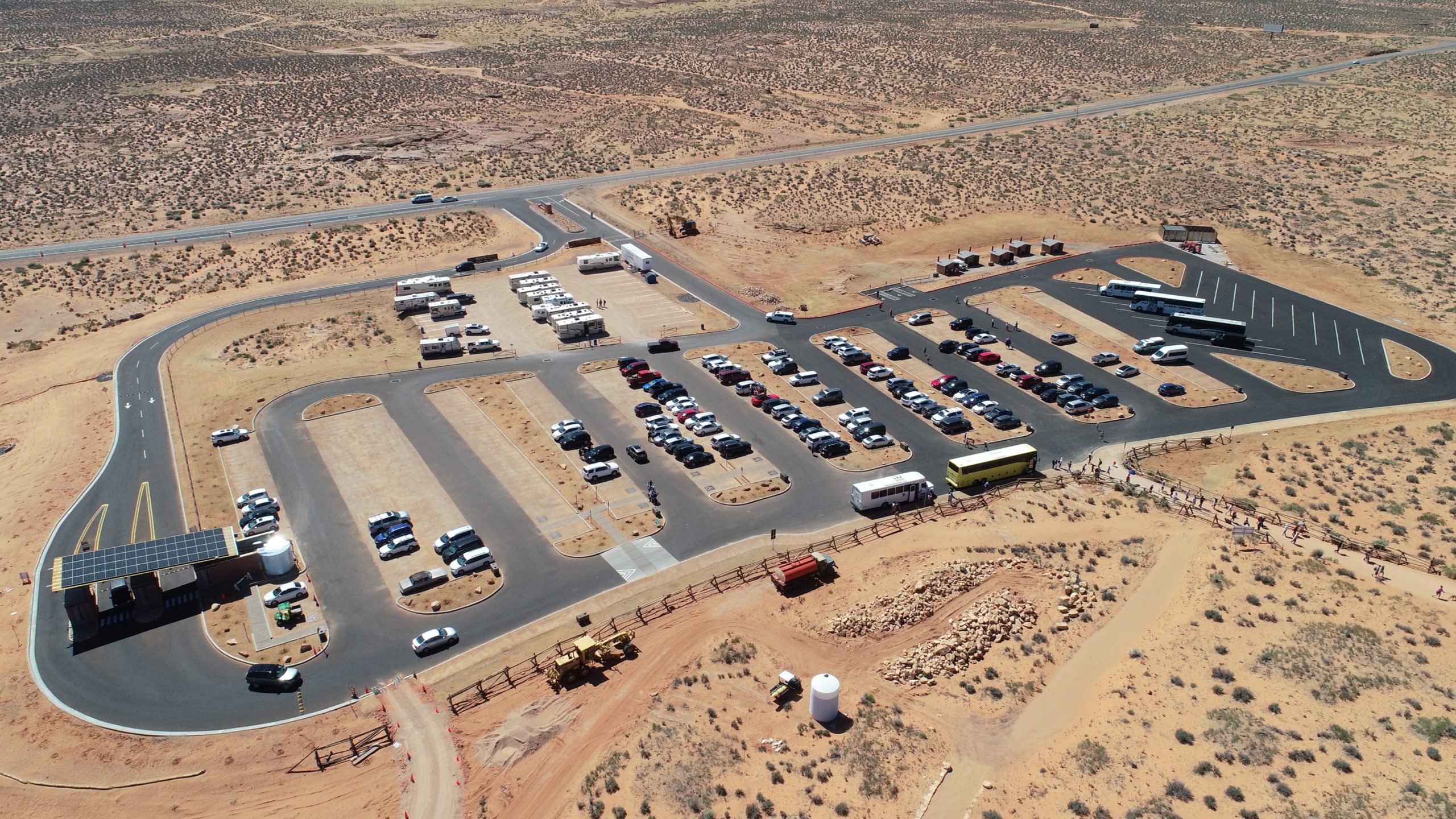 Parking at Horseshoe Bend